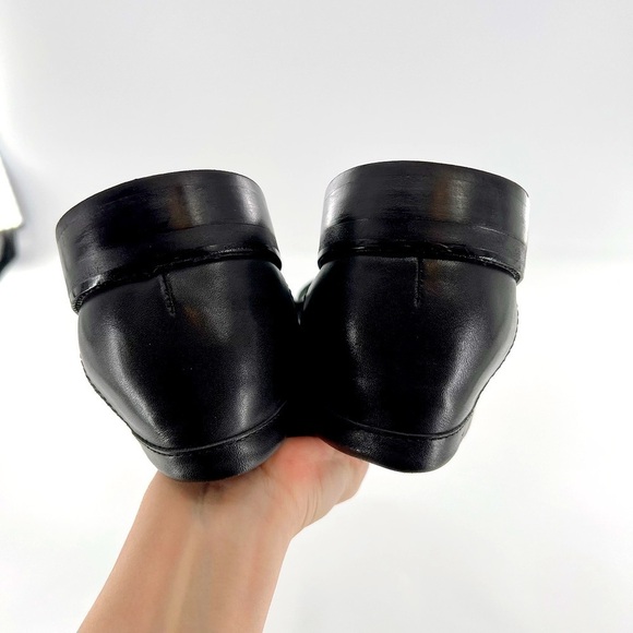 STEVE MADDEN P-CARTUR MENS BLACK LEATHER SLIP ON CASUAL LOAFERS SHOES size 11.5 - Picture 10 of 12